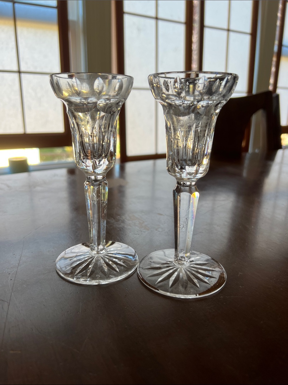Waterford Crystal Candle Holders - Set of 2